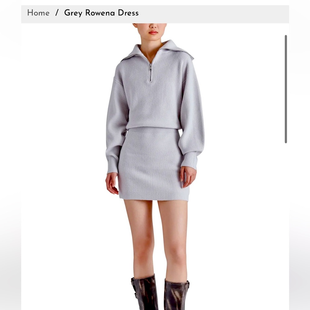 Steve Madden grey Rowena dress